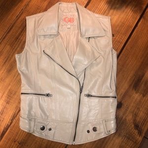 Gianni Bini Leather Vest